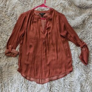 Vera Wang Copper Blouse